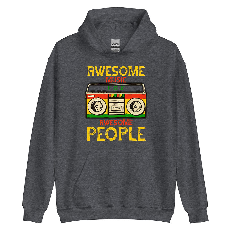 Thumbnail: Reggae for Awesome People (multi colors) - Hoodie
