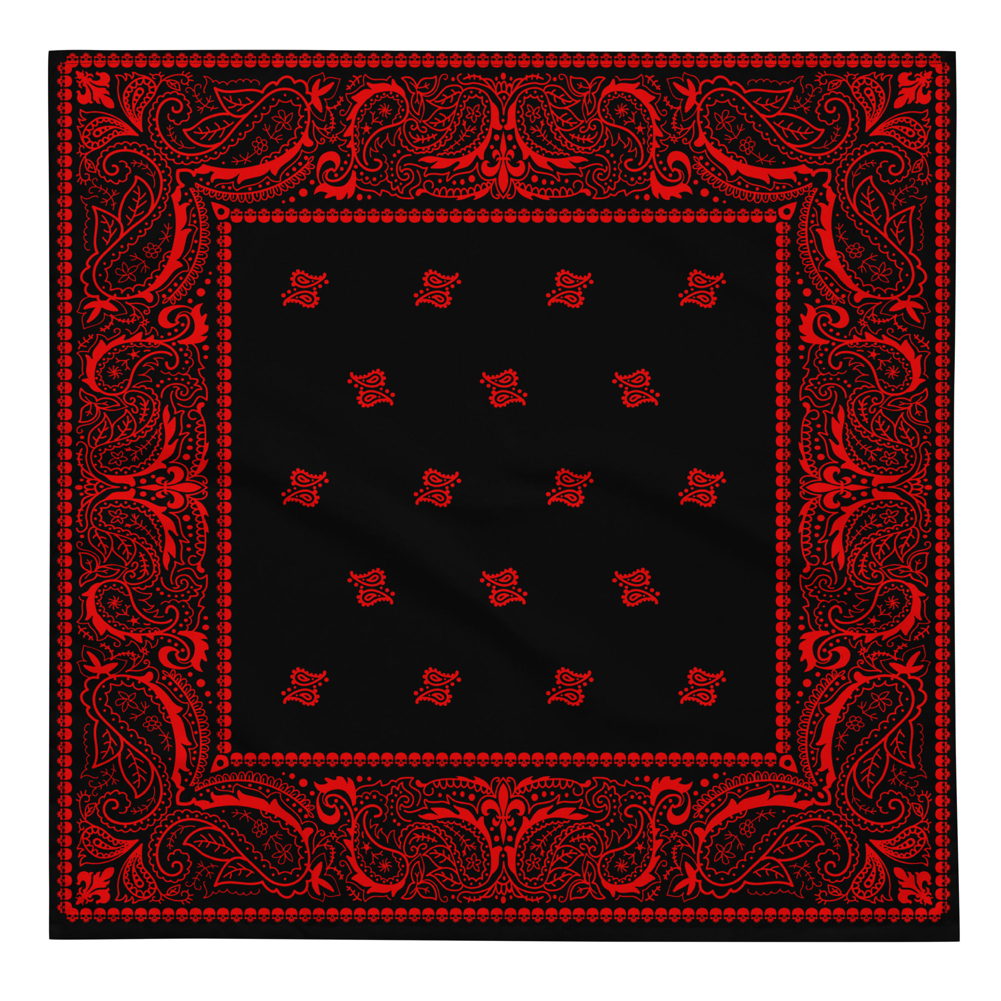 BLACK AND RED - bandana (multi sizes) FREEDOM STREET