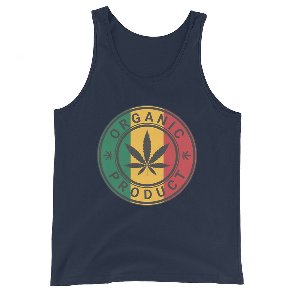 Thumbnail: REGGAE CANNABIS (multi colors) - Tank Top