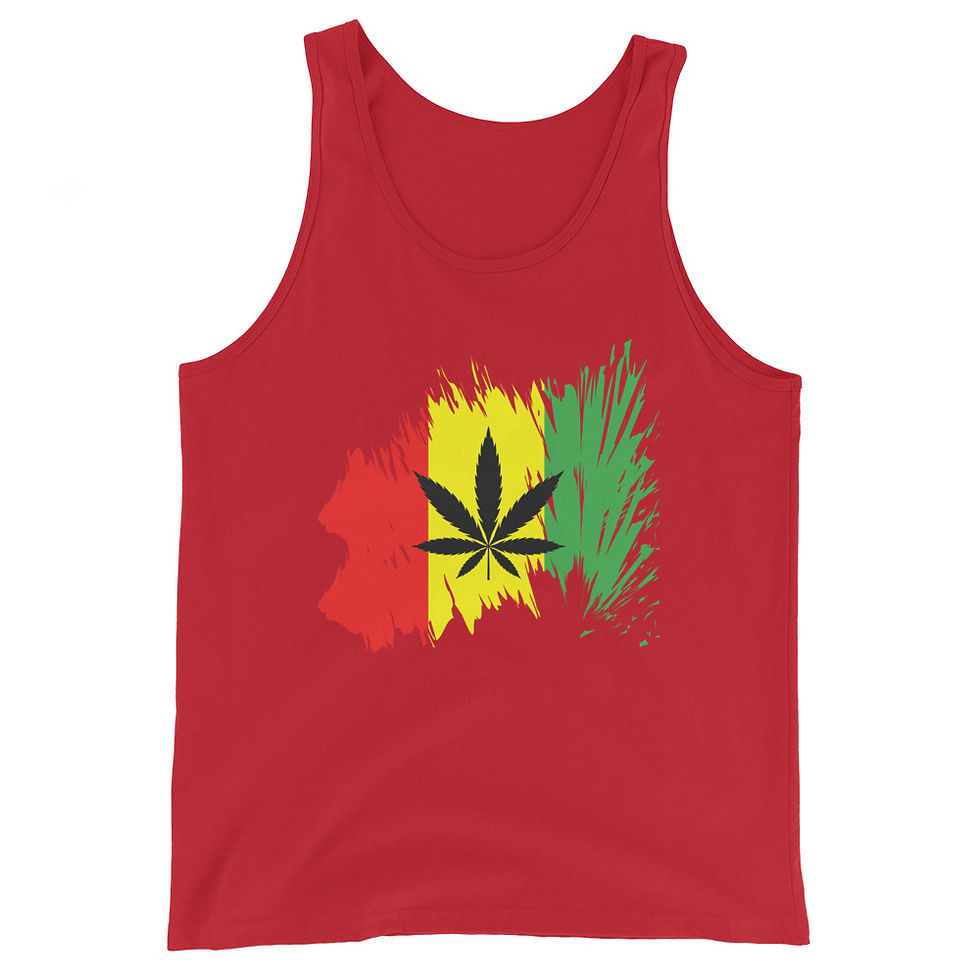 Miniature : REGGAE CANNABIS (multi colors) - Tank Top
