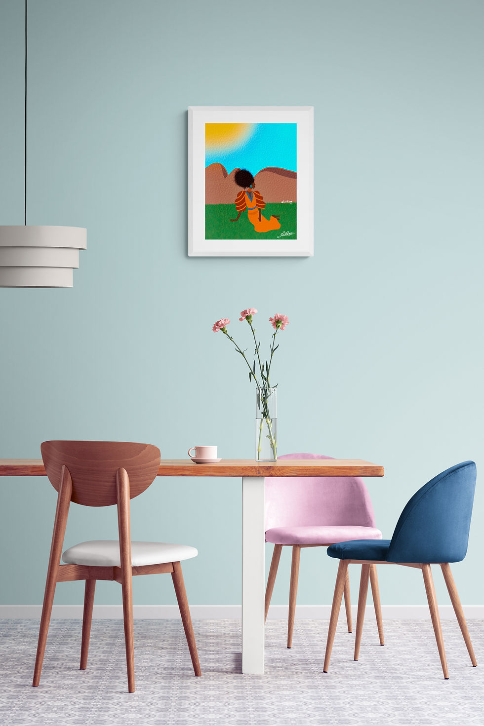 Thumbnail: Afro Wall Art For Living Room