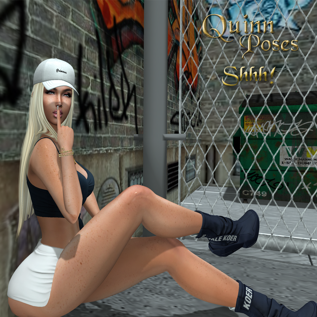 Quinn Poses - Shhh!
