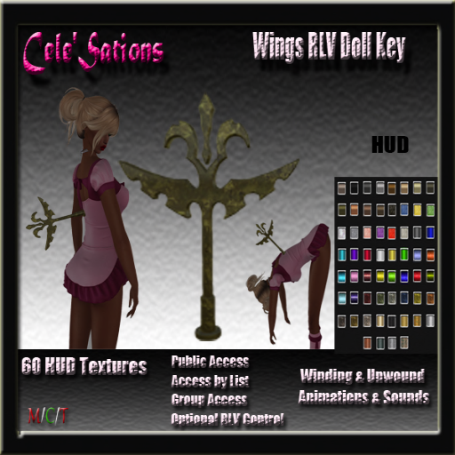 Cele' Sations - Wings RLV Doll Key