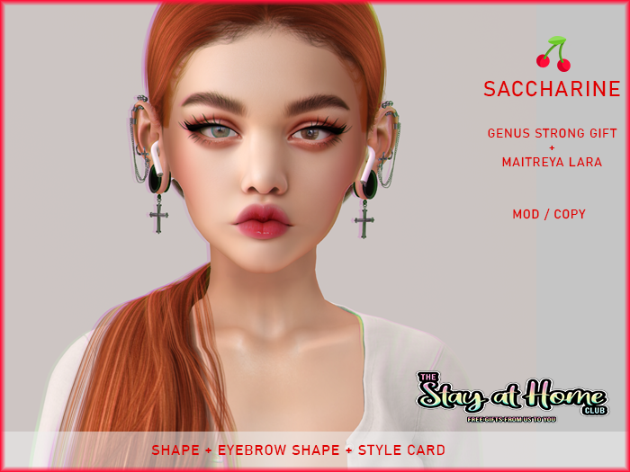 Saccharine - Shape + Eyebrow Shape + Style Card