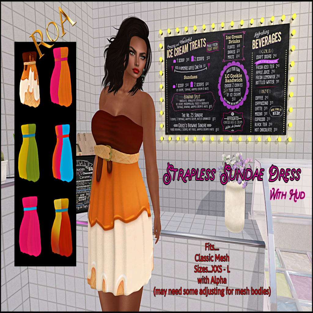 ROA Design - Strapless Sundae Dress with HUD