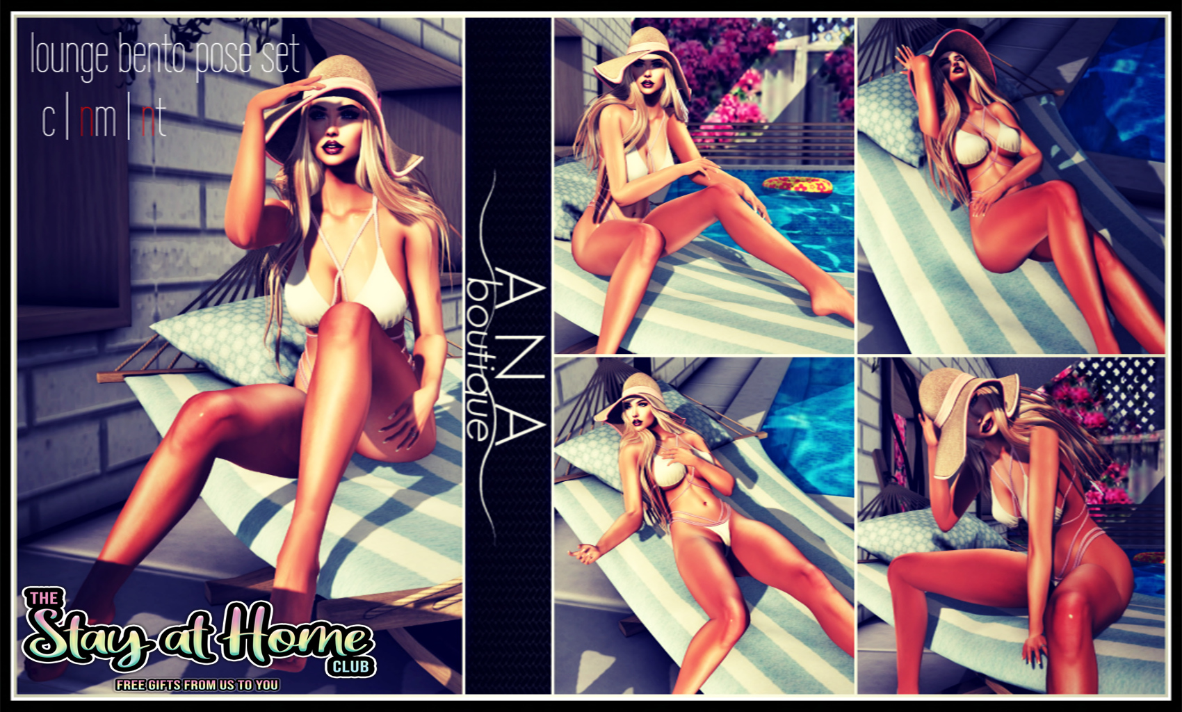 Ana Boutique - Lounge Bento Pose Set