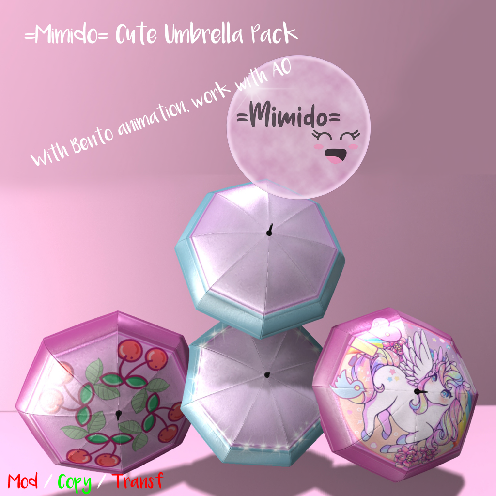 =Mimido= - Cute umbrella pack