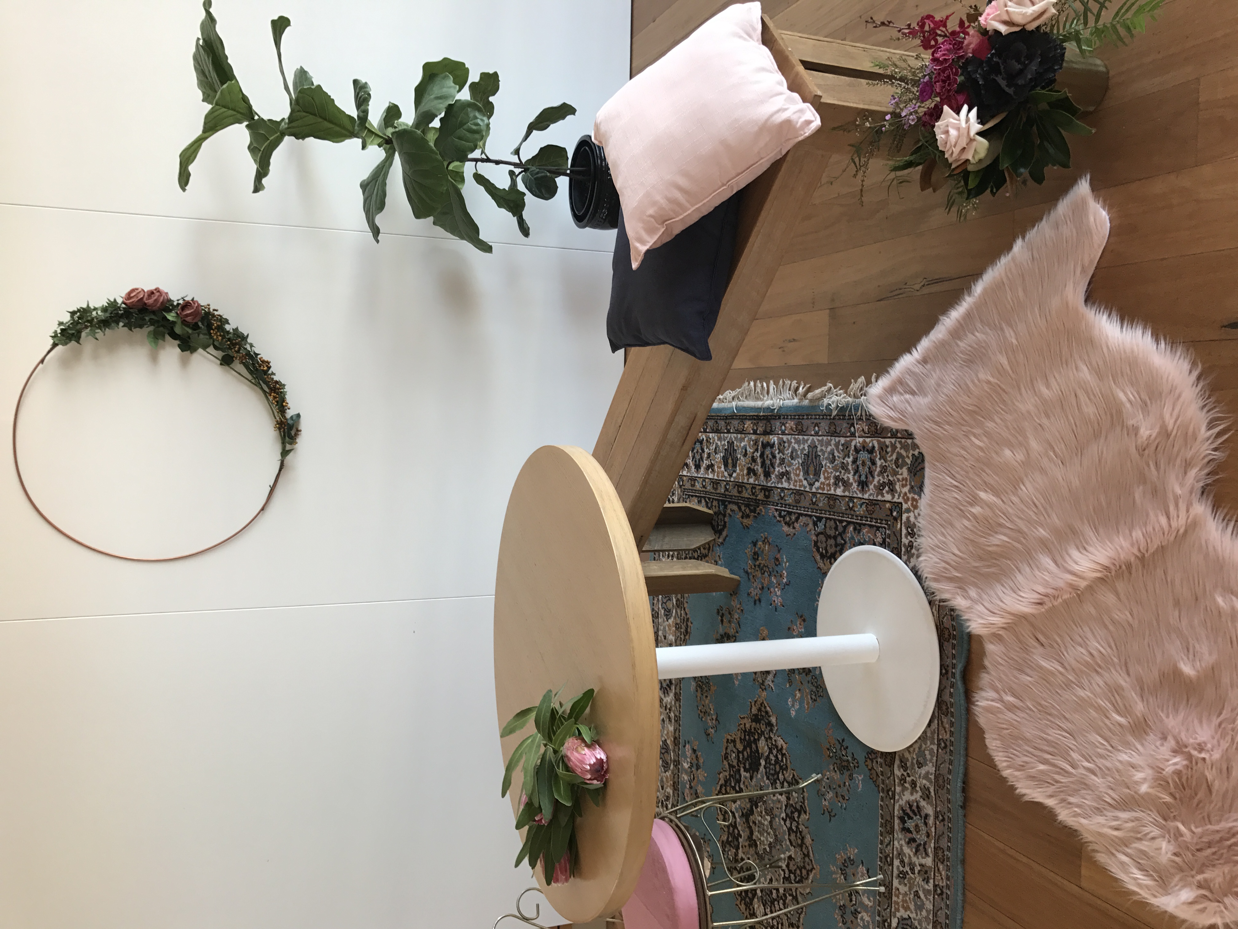 Copper Hoop Backdrop