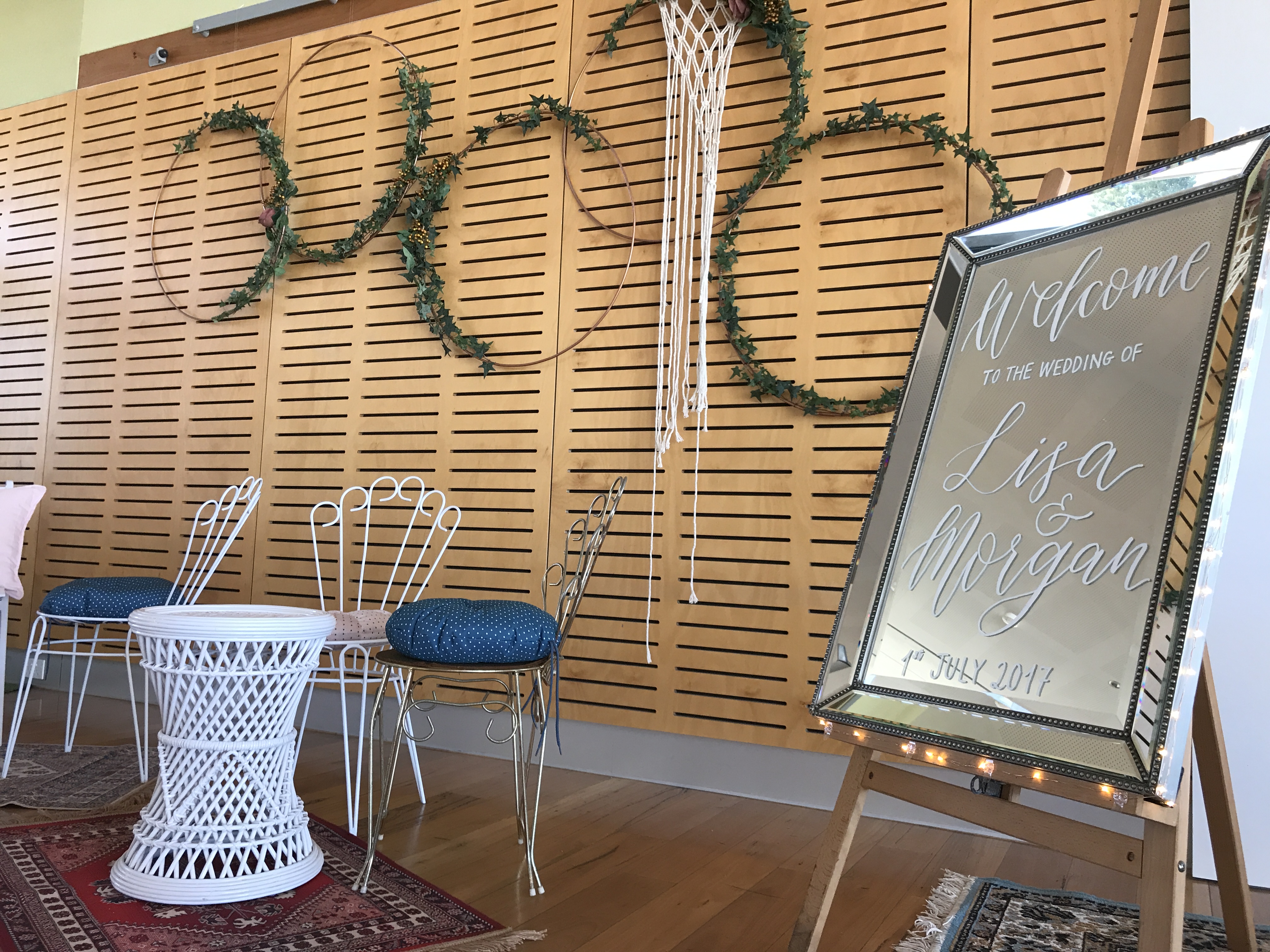 Wedding Sign & Arbour