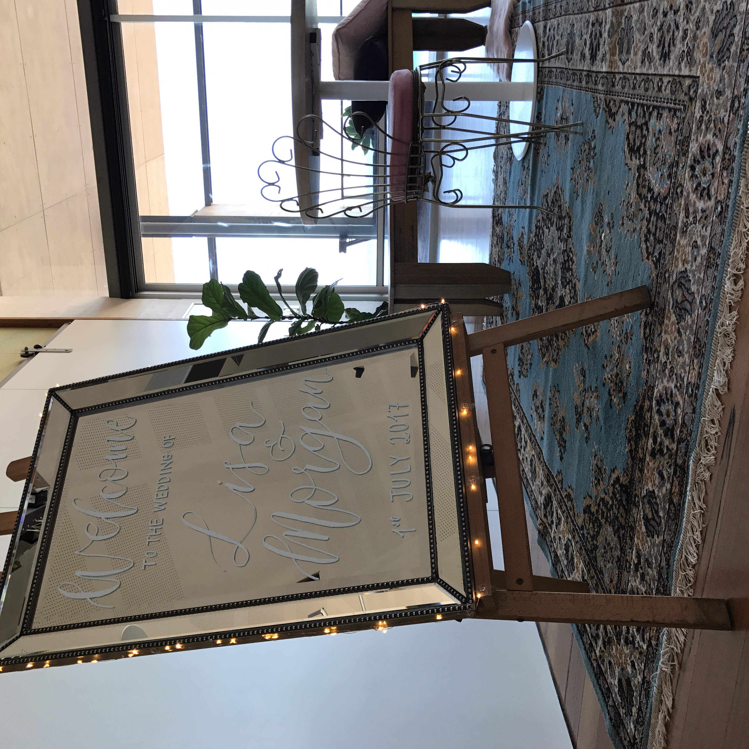 Wedding Sign & Arbour