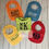 Thumbnail: Monogramed Bibs - Set of 5