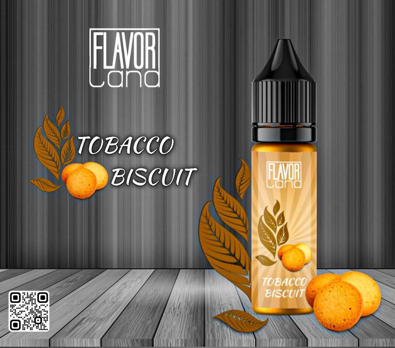 Flavor Land Shots " tobacco biscuit"   "