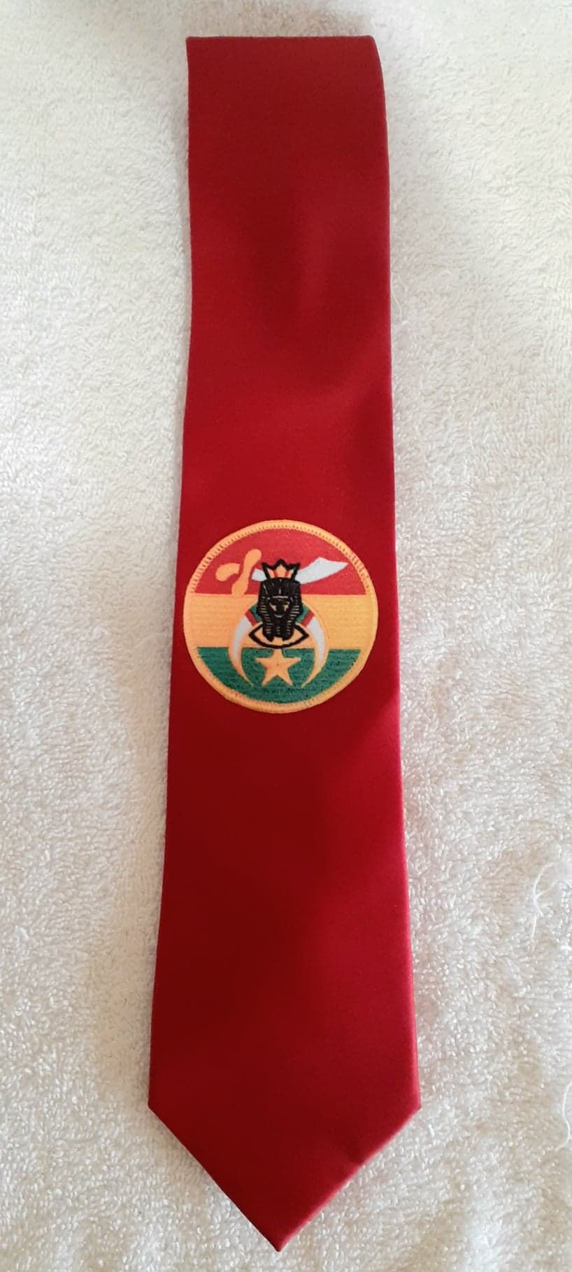 Thumbnail: Shriner/Noble scimitar logo necktie
