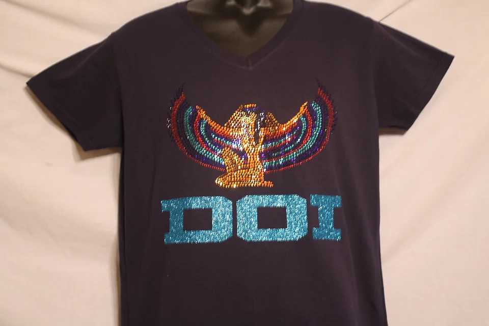 Doi Daughter With Spread Wings Rhinestone Image And Glitter Letters