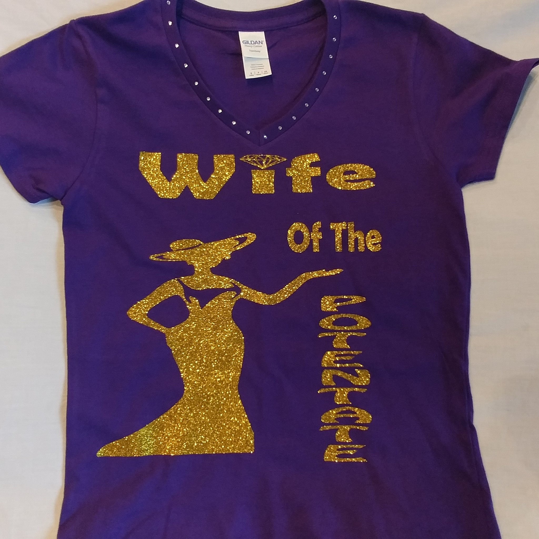 Wife Of The Potentate shirt has Diva with big hat & long dress image