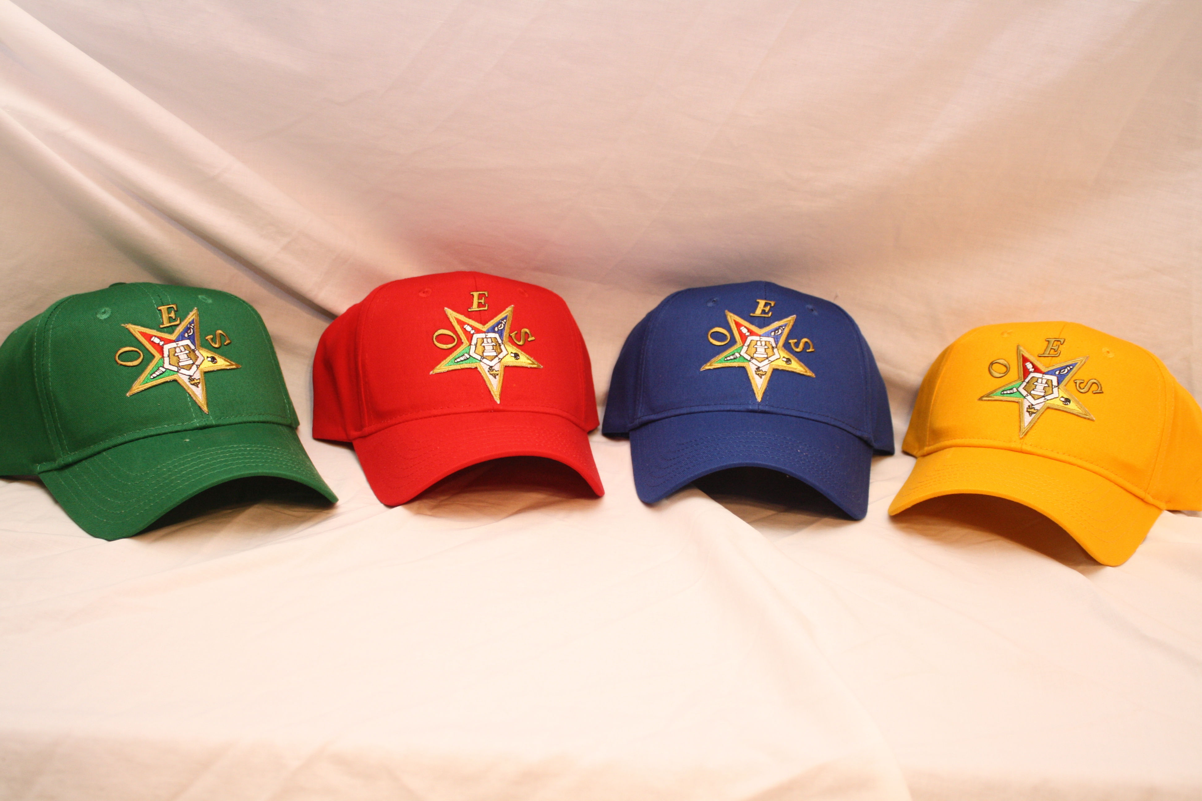 OES - Order of the Eastern Star snap back, adjustable, or loop and hoop ball cap