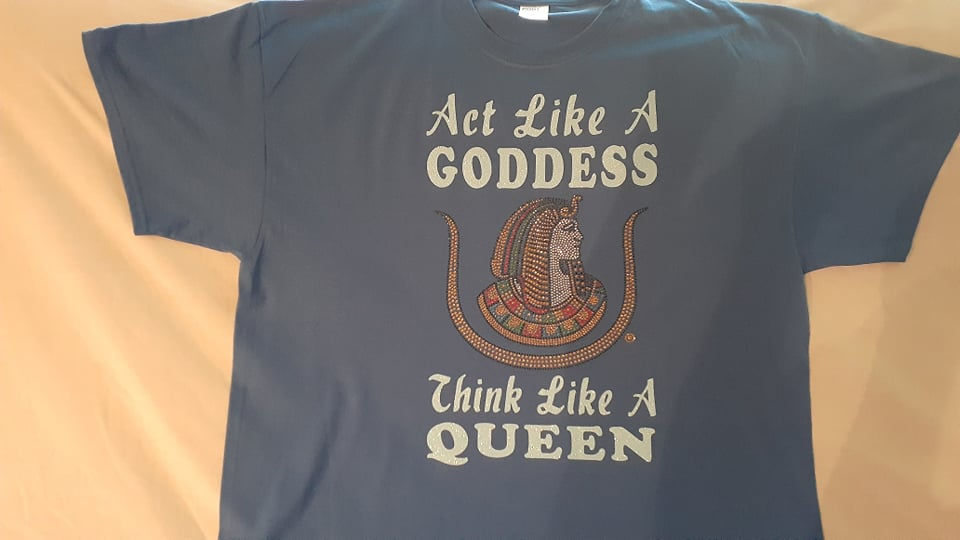 Thumbnail: Act Like A Goddess Think Like A Queen with DOI PHA Daughter rhinestone logo