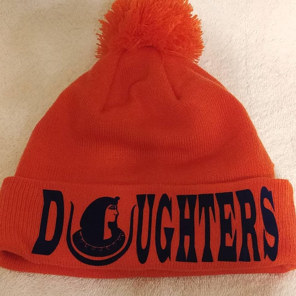 Thumbnail: Daughters DOI PHA cuffed beanie hat with top pom