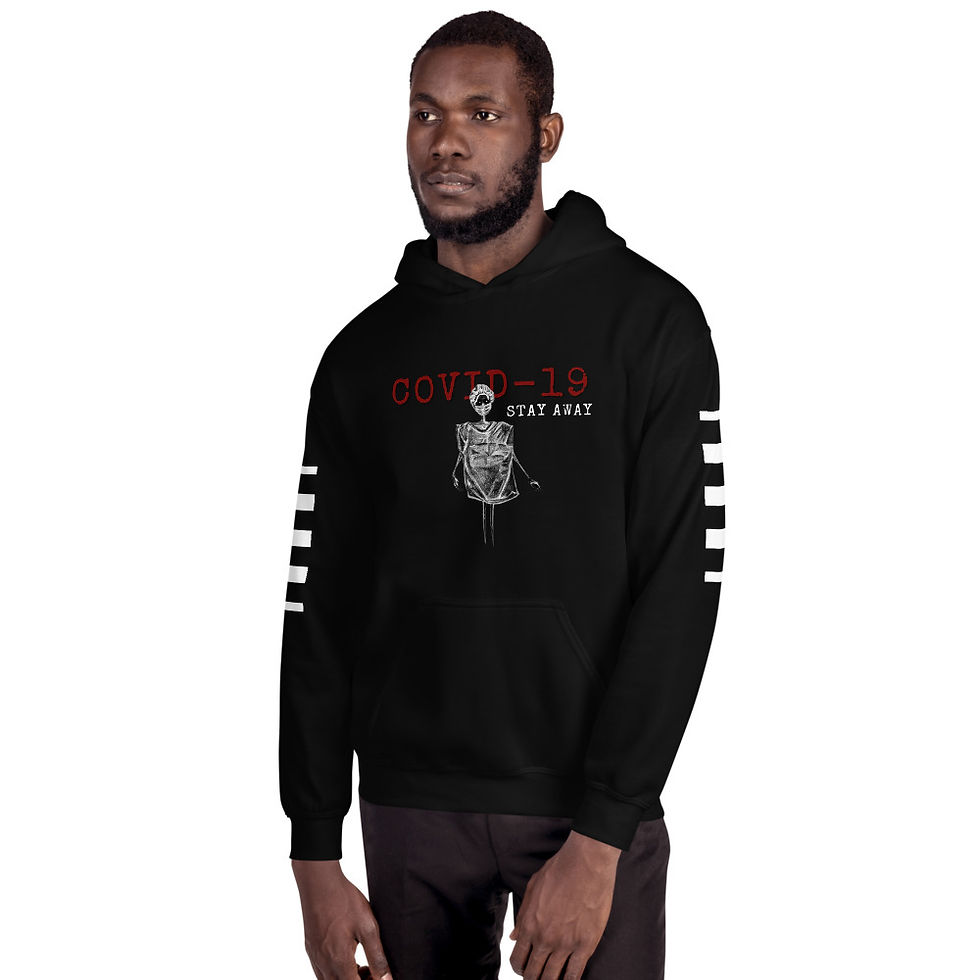 Thumbnail: COVID-19 Stay Away - Heavy Blend Unisex Hoodie