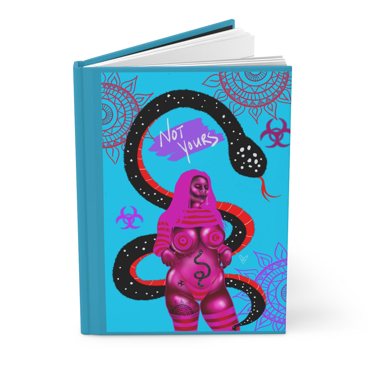 Not Yours Goddess Hardcover Journal Matte