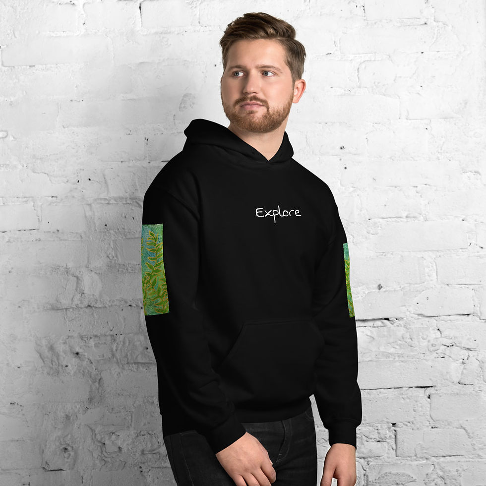 Thumbnail: Explore Golden Seaweed -  Unisex Heavy Blend Hoodie