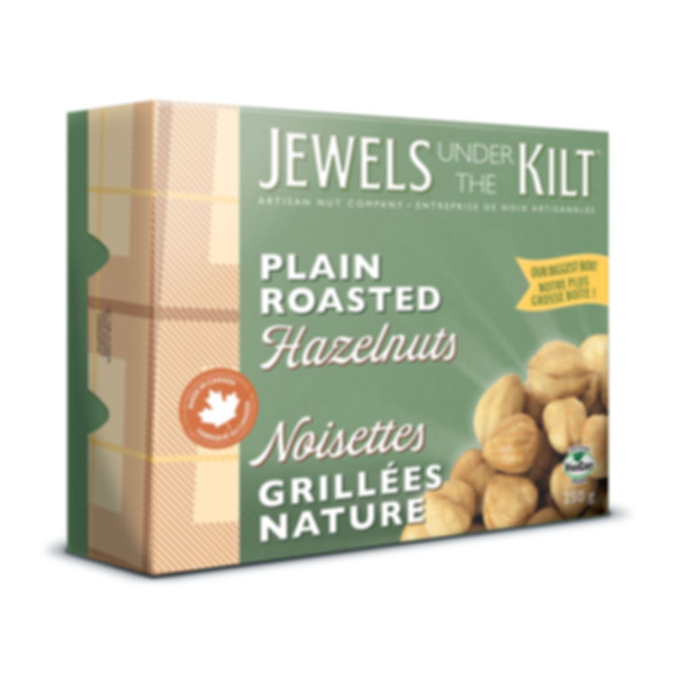 250g Box - Roasted Hazelnuts, Plain