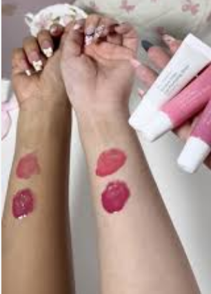 Thumbnail: Lip product swatches on different skin tones including HOUSE OF PLLA® HOP+(Acne-Prone).