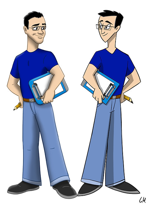 self caricature original and cartoony no titles.jpg