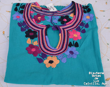 Blusa Azul Verde