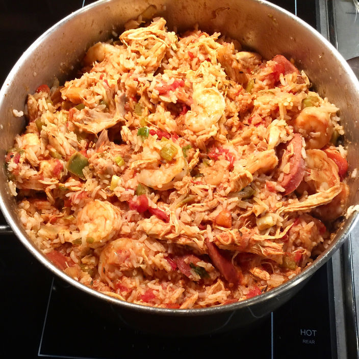 Easy Chicken & Sausage Jambalaya