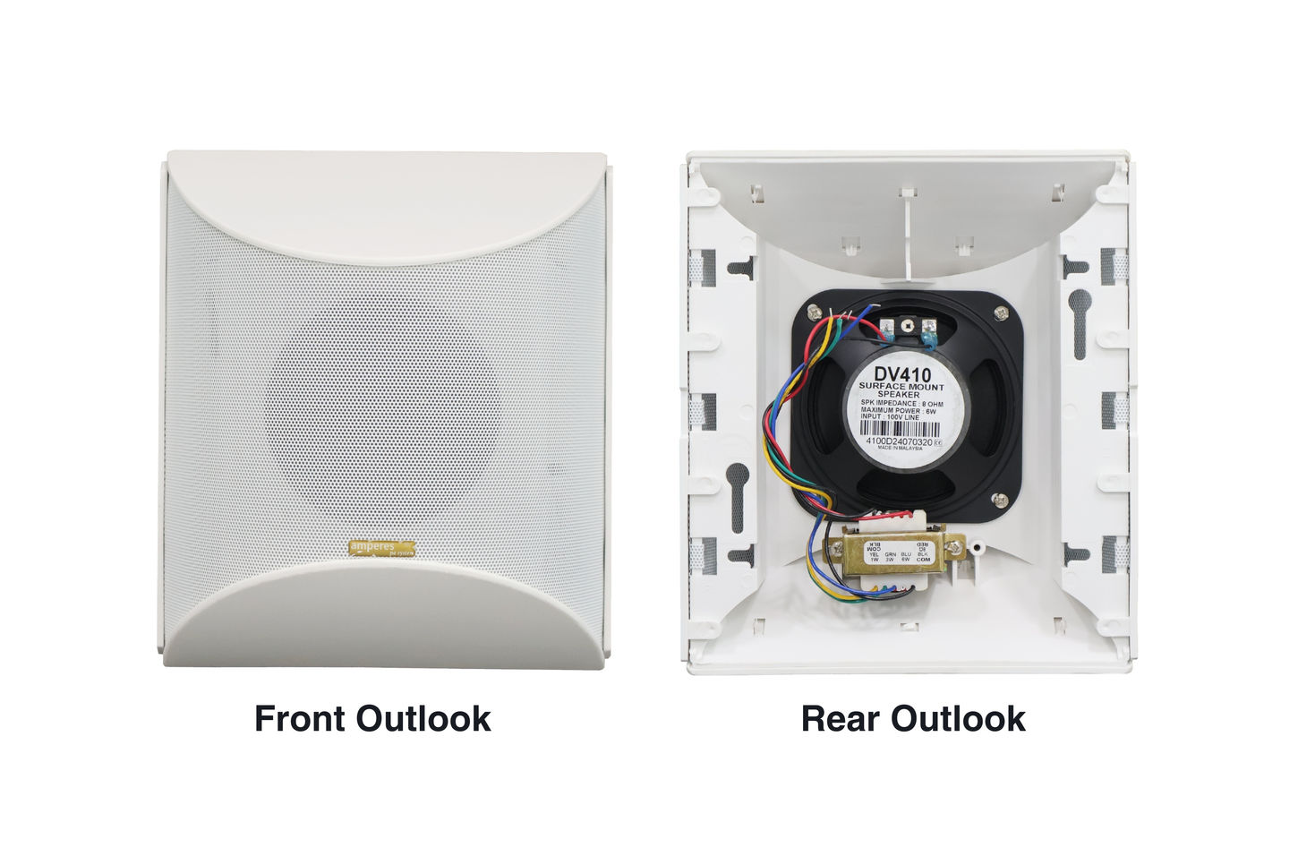 Amperes DV410 Front & Rear Outlook