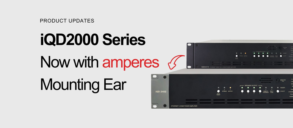 iQD2000 Series Now with Amperes Mounting Ear