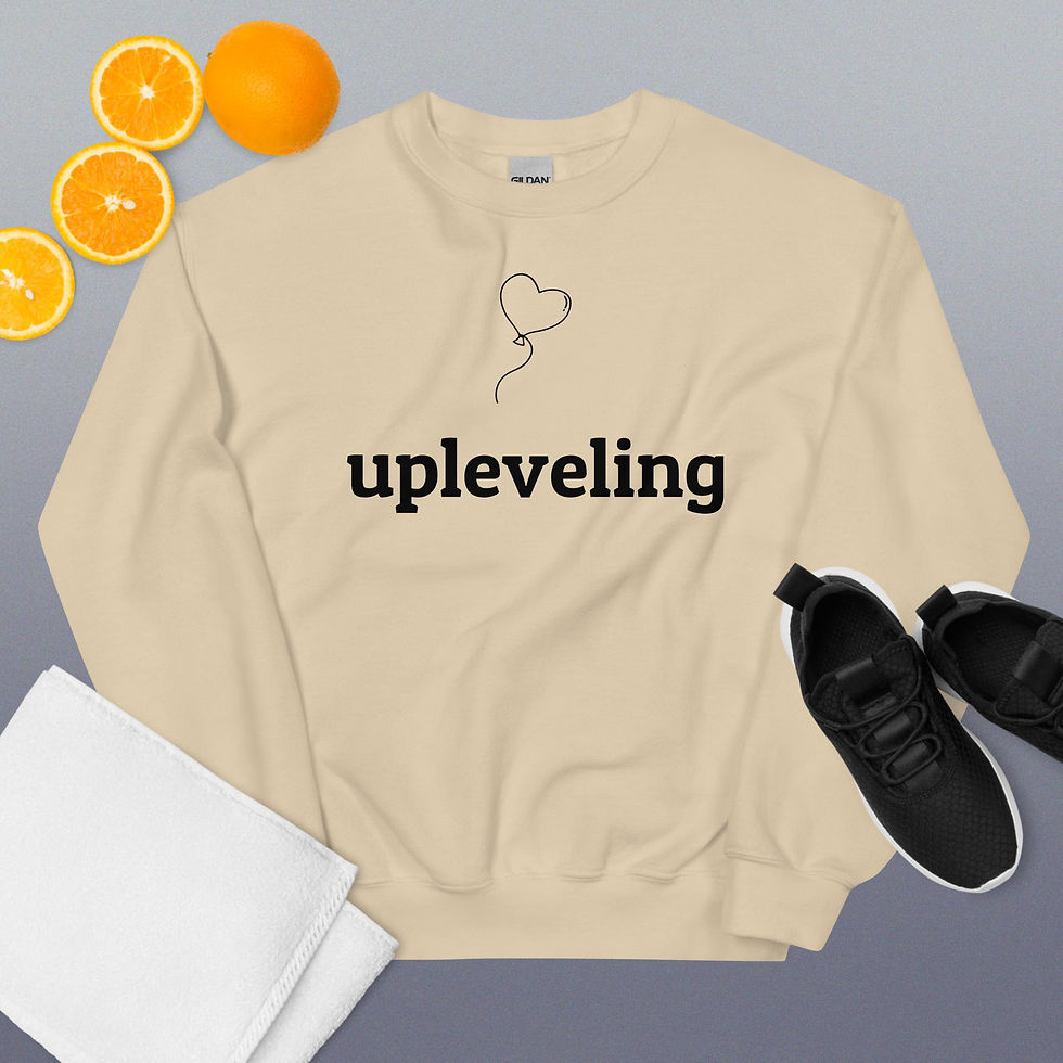 Thumbnail: Uplevel Unisex Sweatshirt – Inner Work, Nervous System & Evolution Wear