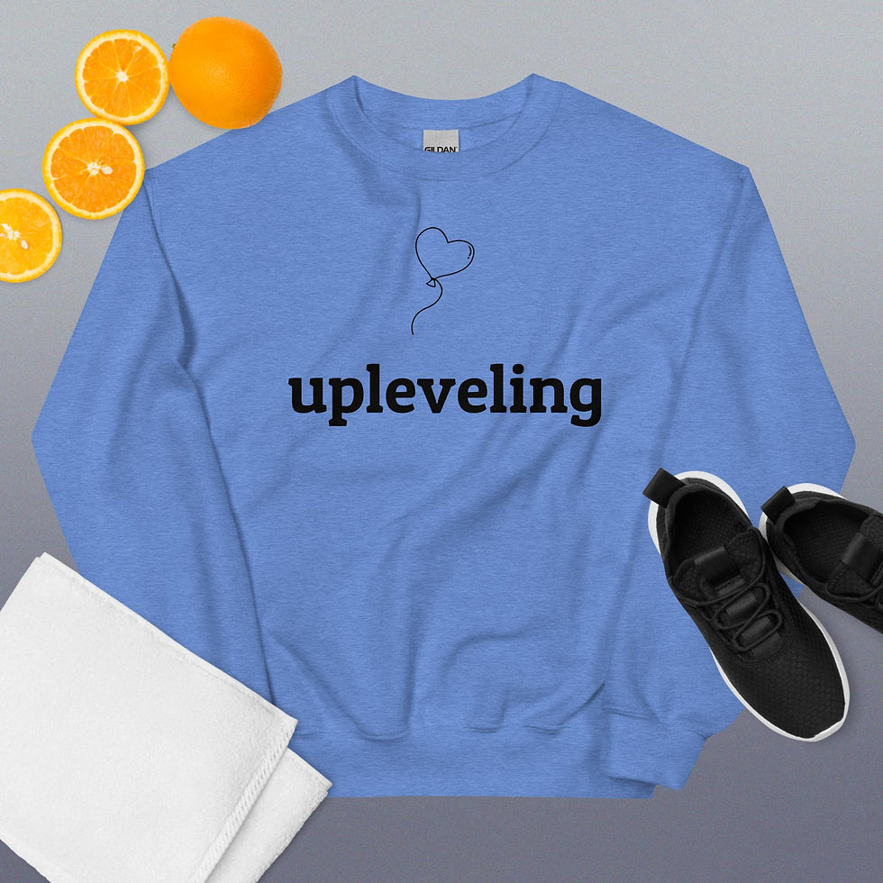 Thumbnail: Uplevel Unisex Sweatshirt – Inner Work, Nervous System & Evolution Wear