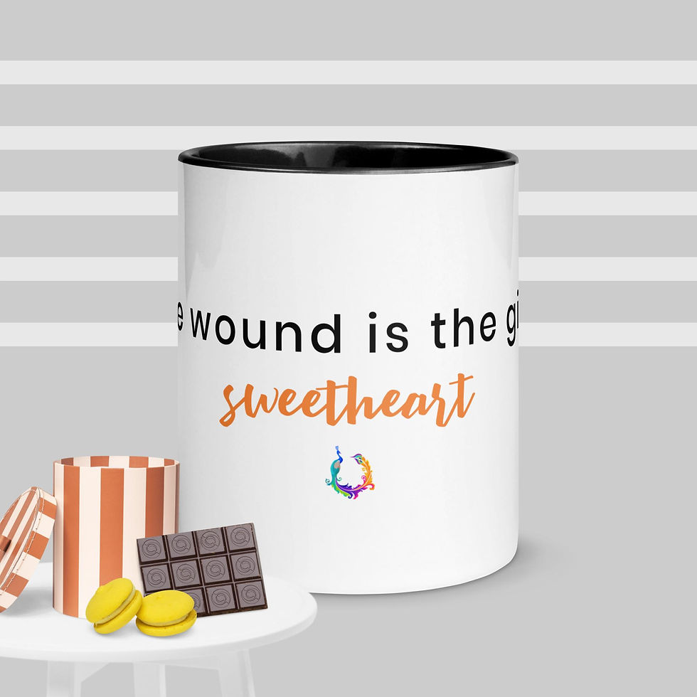 Thumbnail: The Wound Is The Gift, Sweetheart  Mug