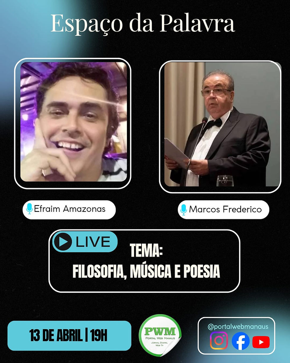 Onde há poesia, que não faltem filosofia e música!