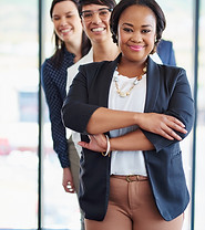business-people-office-portrait-with-arms-crossed-line-with-woman-leading-teamwork-collabo