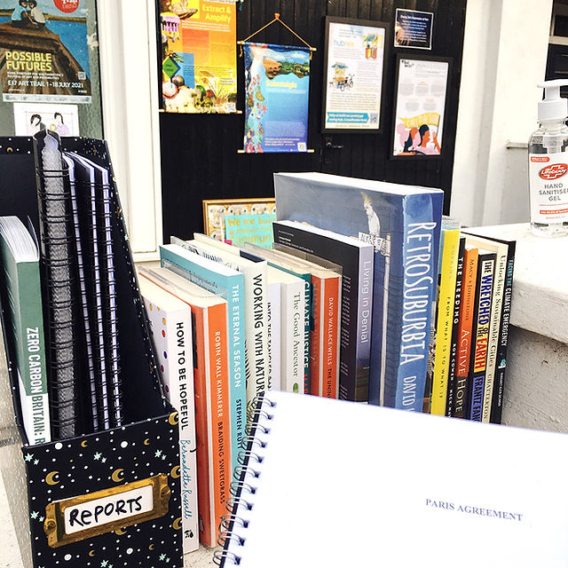 Library of books and reports