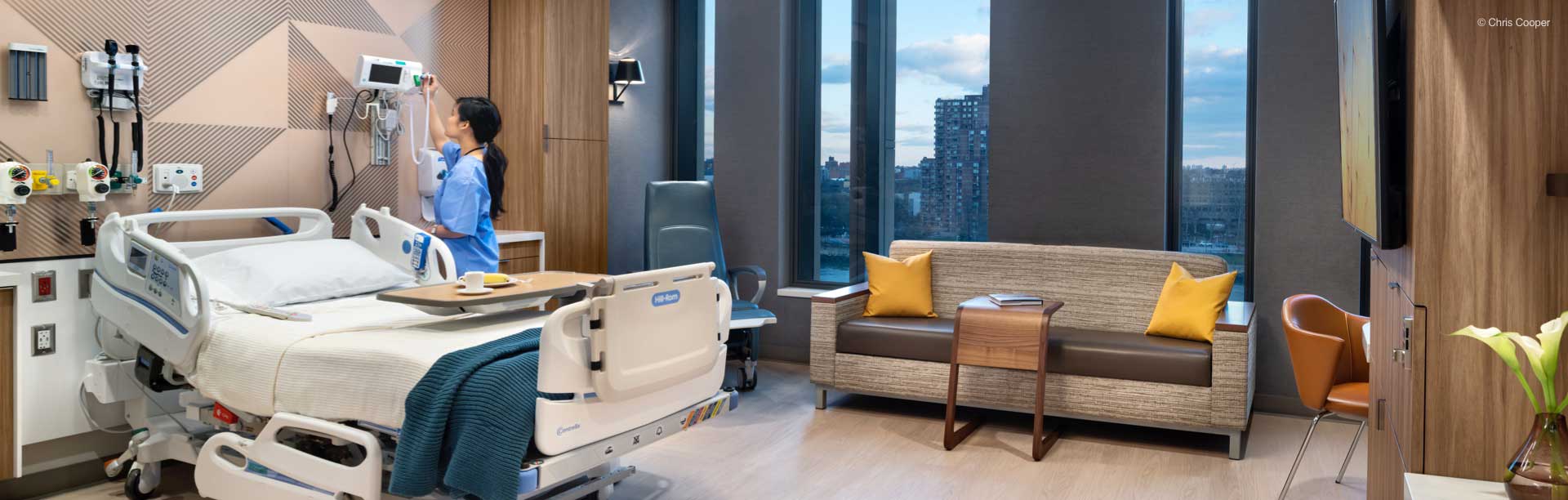 Edificio con gestion total de luz Lutron Quantum, imagen oficial Lutron