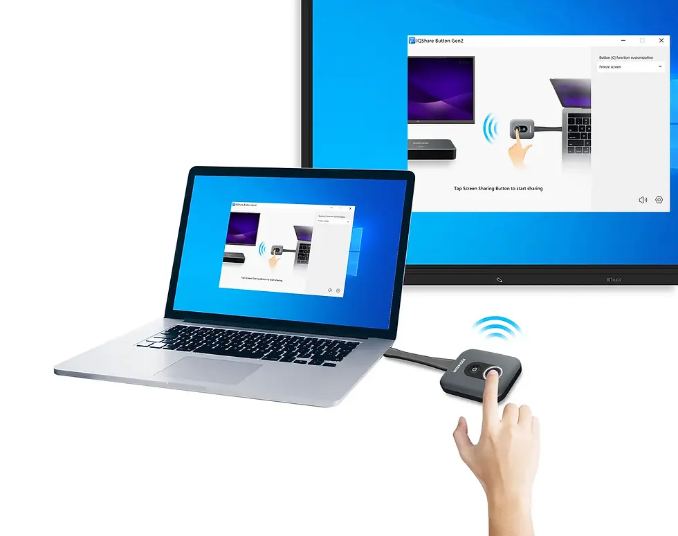 Thumbnail: IQShare WP40 Sistema de presentacion y videoconferencia inalambrica BYOD + BYOM