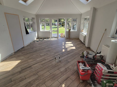 Latex / Self-Levelling Floor Preparation Before Tiling