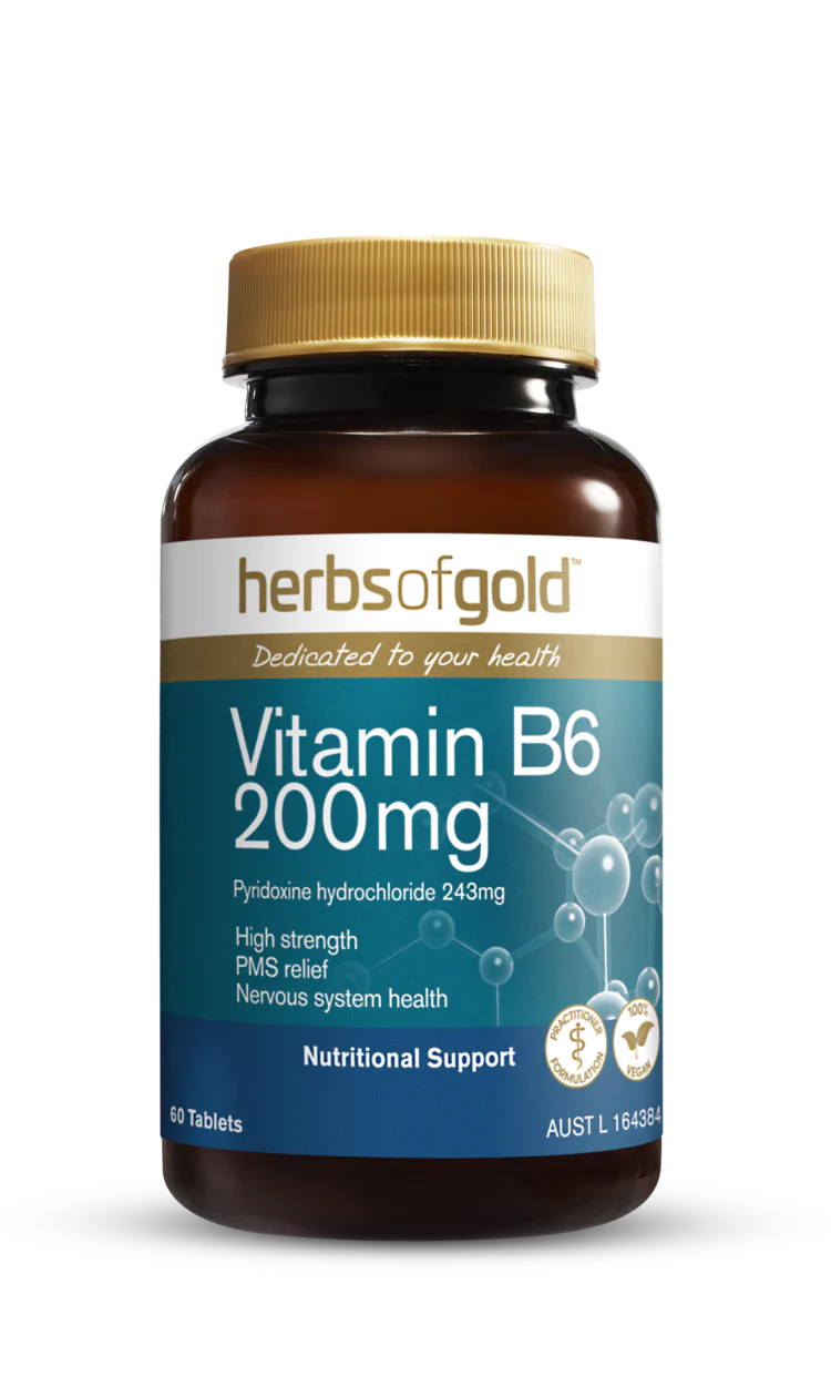 Vitamin B6 200mg 60 tabs vibrantlifeclinic