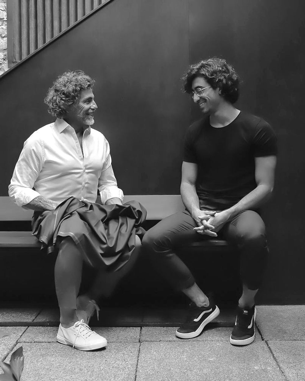 Pedro Corulla e seu pai