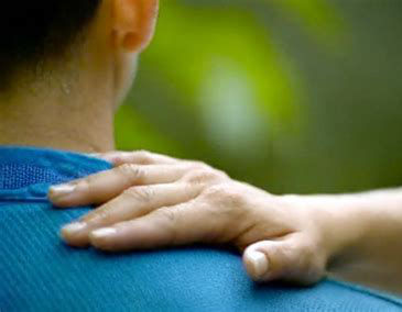 Calming hand