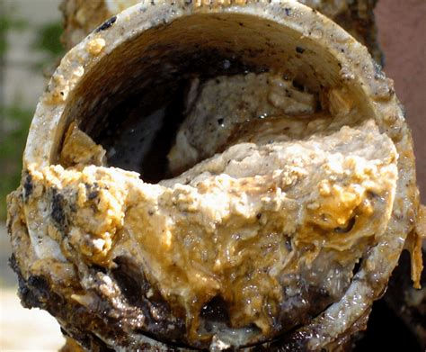 Blocked pipe