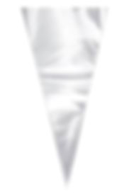 Empty sweet cone bags