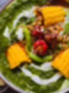 LASOONI MAKAI PALAK