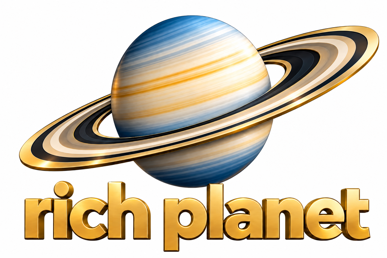 Glossy Saturn Logo with Rich Planet Text.png