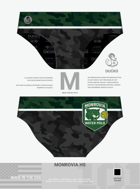 Monrovia HS Boys Water Polo Suit