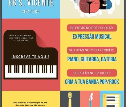 Academia de Música volta à nossa Escola